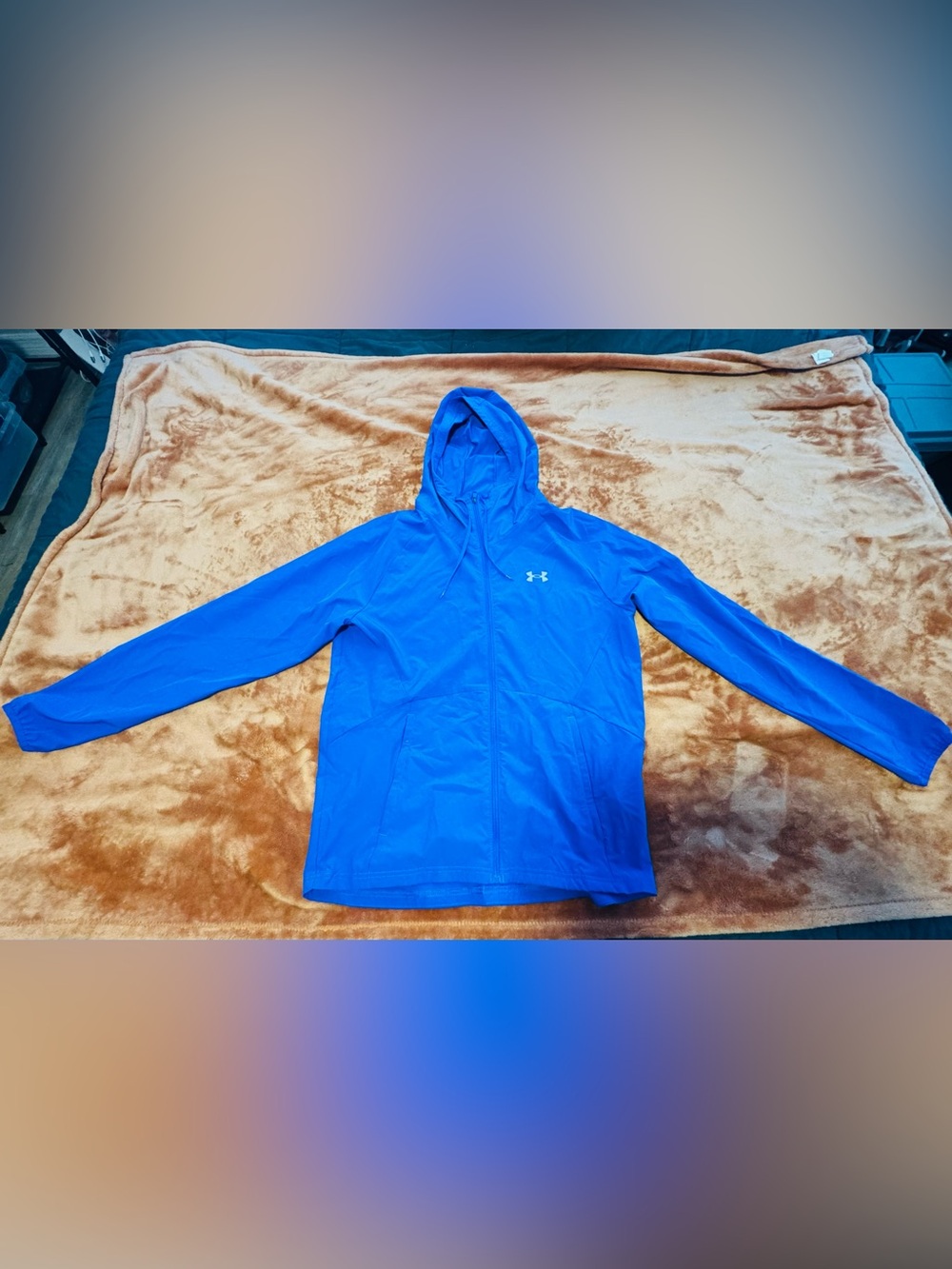Under Armour UA Storm Stretch
Woven Hooded Jacket Mens M Blue